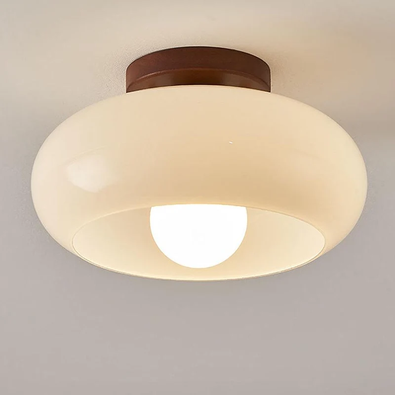 Euroselle ChicRetro Small White Vintage Style Ceiling Lamp