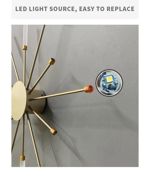 Euroselle Magic Wand Chandelier With Spiked Design
