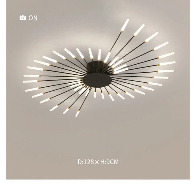 Euroselle Magic Wand Chandelier With Spiked Design