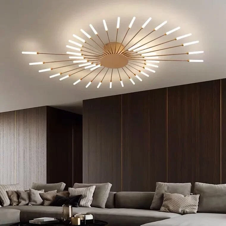 Euroselle Magic Wand Chandelier With Spiked Design