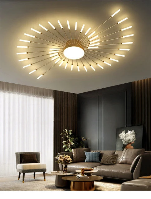 Euroselle Magic Wand Chandelier With Spiked Design