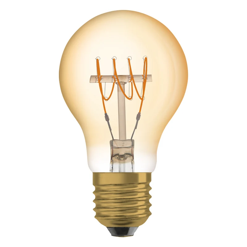 OSRAM LED Base Classic A 45 Filament Retro 5.9W 827 E27 2er , Warmweiß