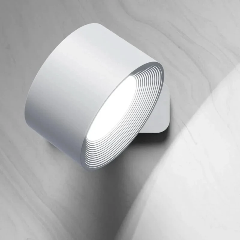 Euroselle 360 Degree Wireless USB Rechargeable Wall Lamp With Three Brightness Levels