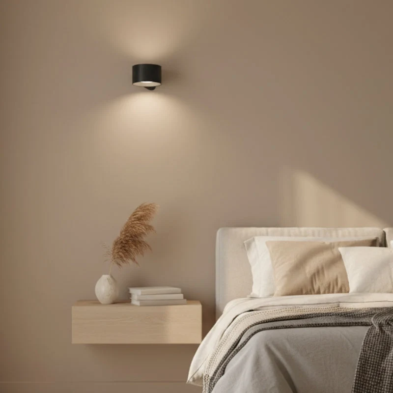 Euroselle 360 Degree Wireless USB Rechargeable Wall Lamp With Three Brightness Levels