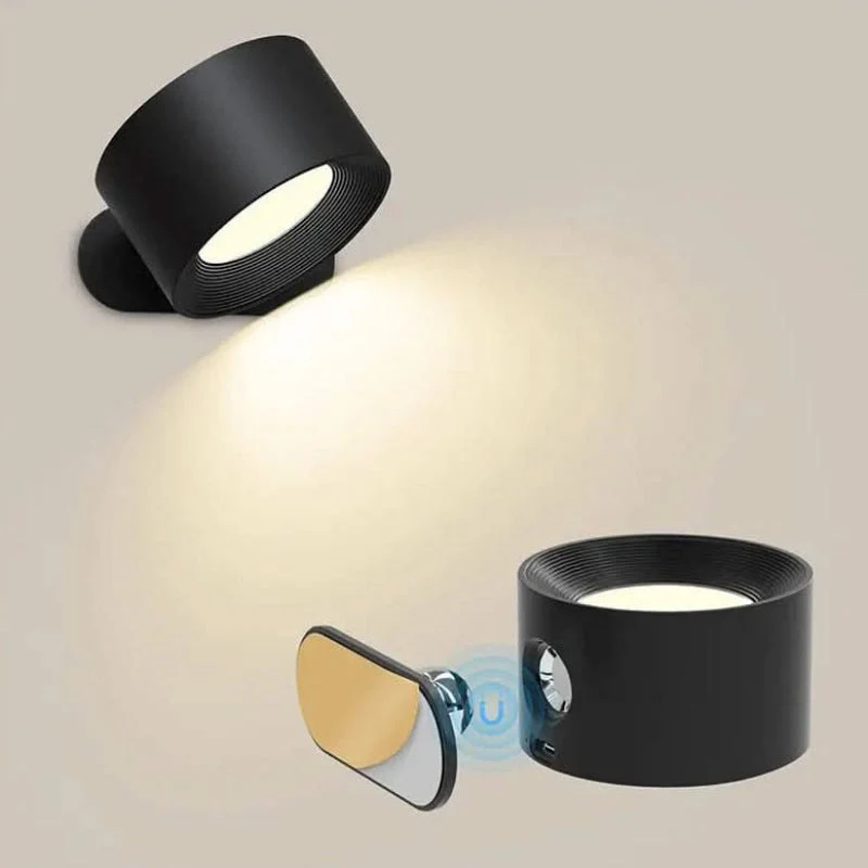 Euroselle 360 Degree Wireless USB Rechargeable Wall Lamp With Three Brightness Levels