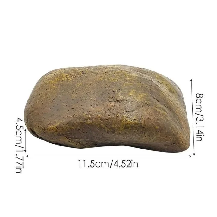 Weatherproof Hidden Storage Stone for Keys and Valuables by Euroselle