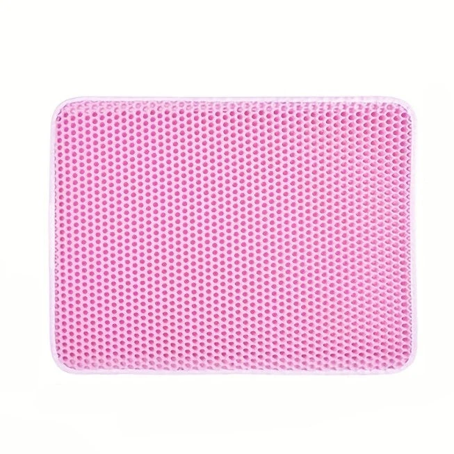 Euroselle Honeycomb Waterproof Cat Litter Mat With Odor Control And Washable