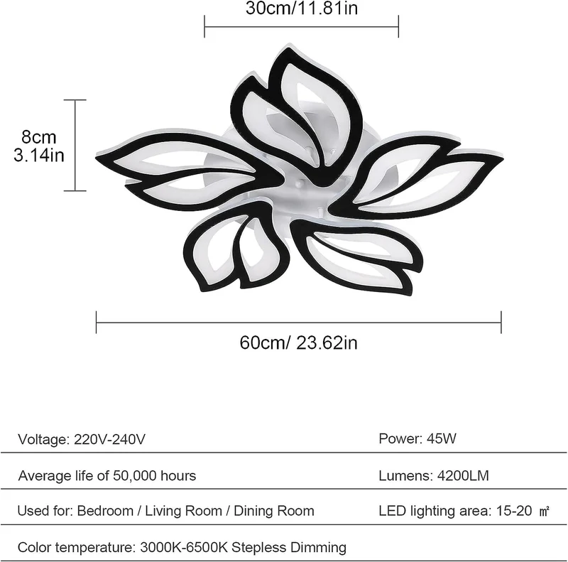 Mila Chandelier By Euroselle Decorative Ceiling Light