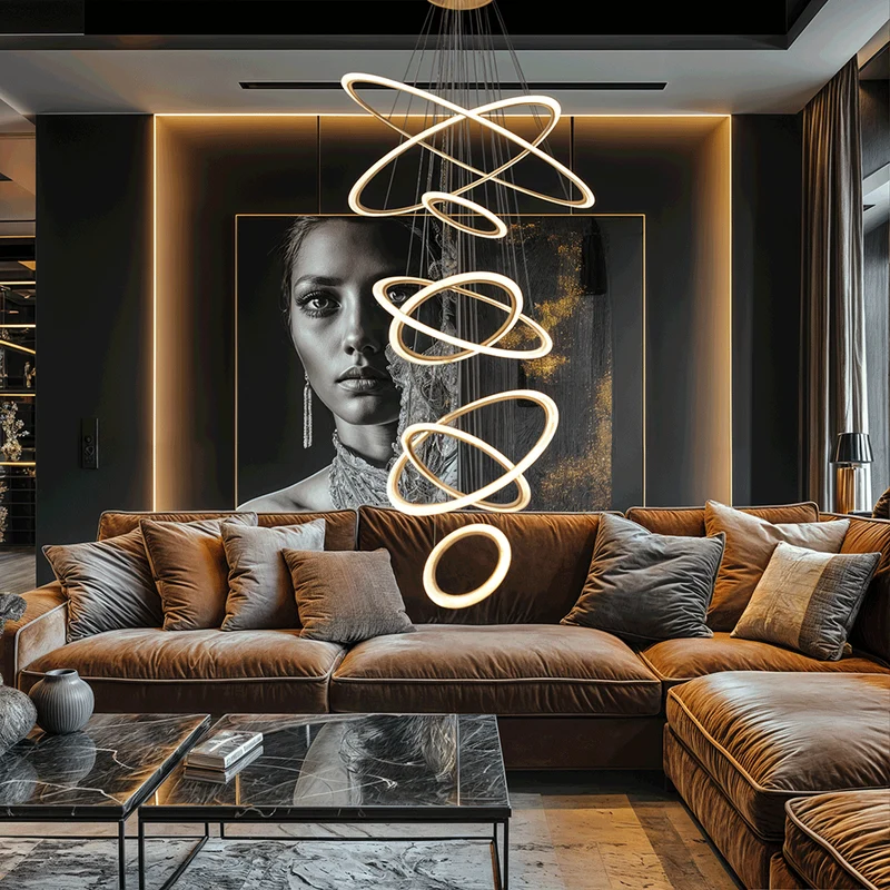 Euroselle Mia Ring Chandelier Mia Ring Chandelier By Euroselle