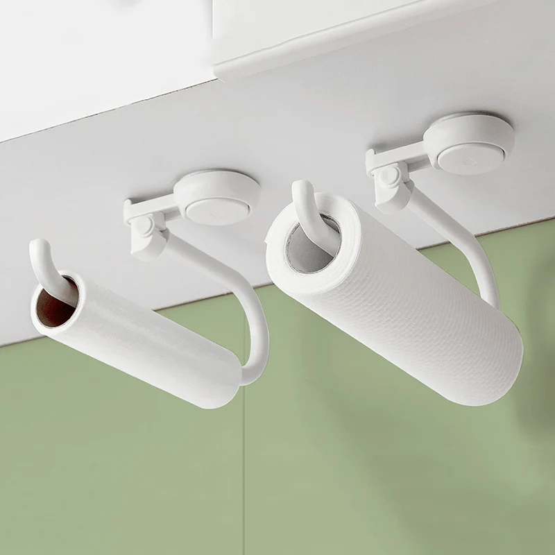 Euroselle No-Drill Stainless Steel Toilet Paper Holder With Strong Suction For Secure Installation