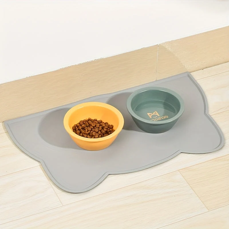 Euroselle Waterproof Cat And Dog Feeding Tray With Scratch Resistant Mess Proof