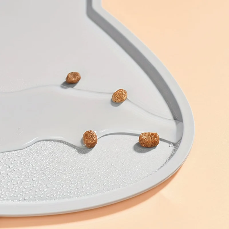 Euroselle Waterproof Cat And Dog Feeding Tray With Scratch Resistant Mess Proof