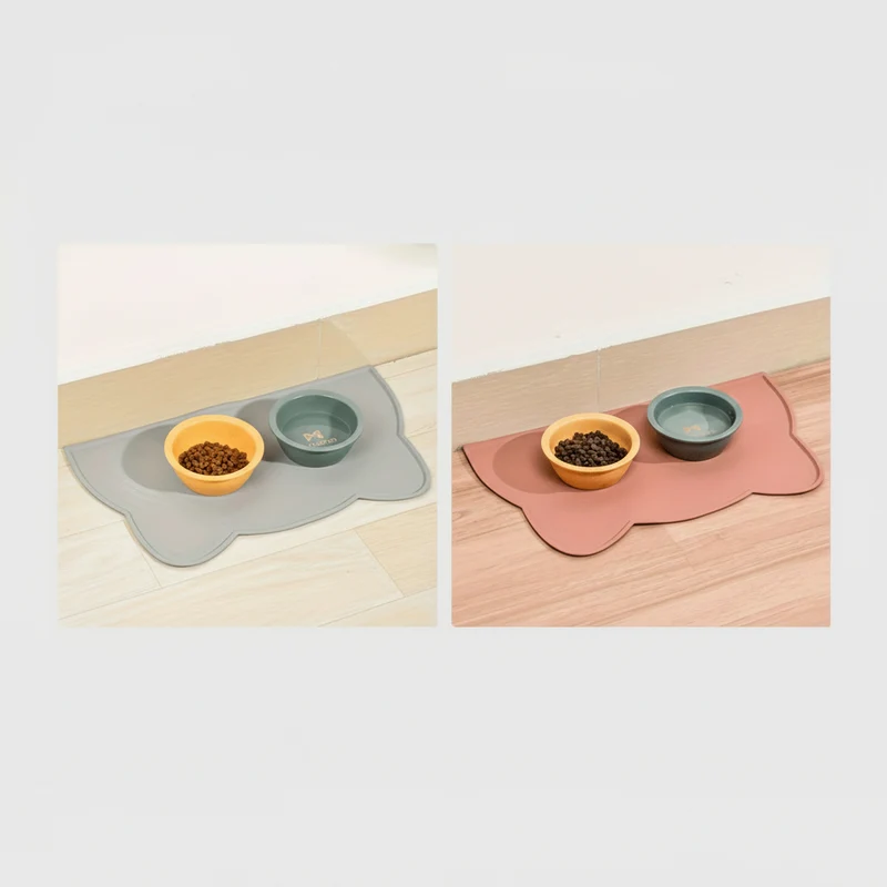 Euroselle Waterproof Cat And Dog Feeding Tray With Scratch Resistant Mess Proof