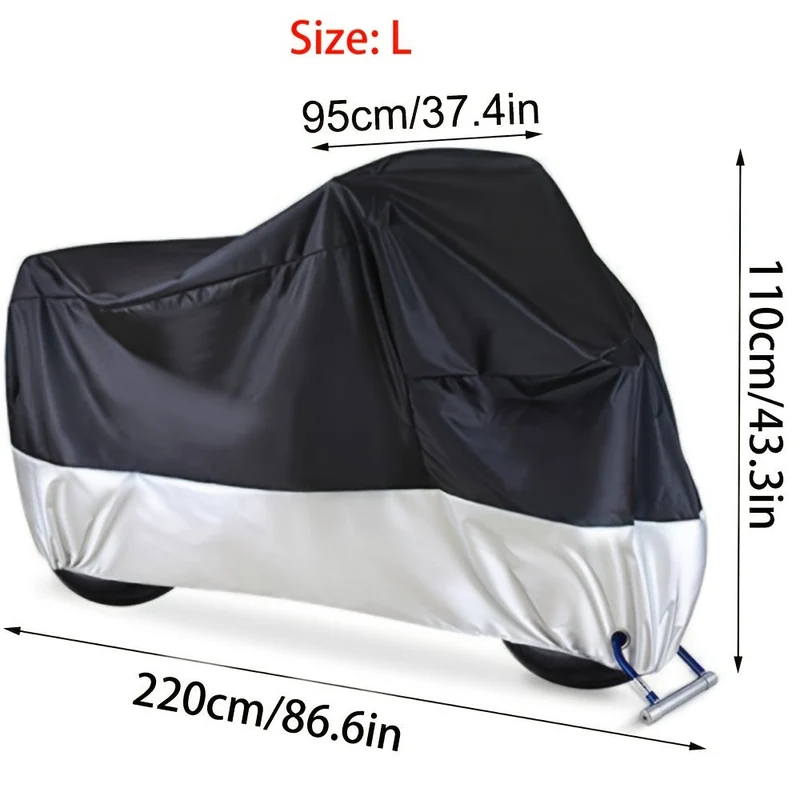 Euroselle Lockable Scooter and Bicycle Cover for Indoor and Outdoor Use