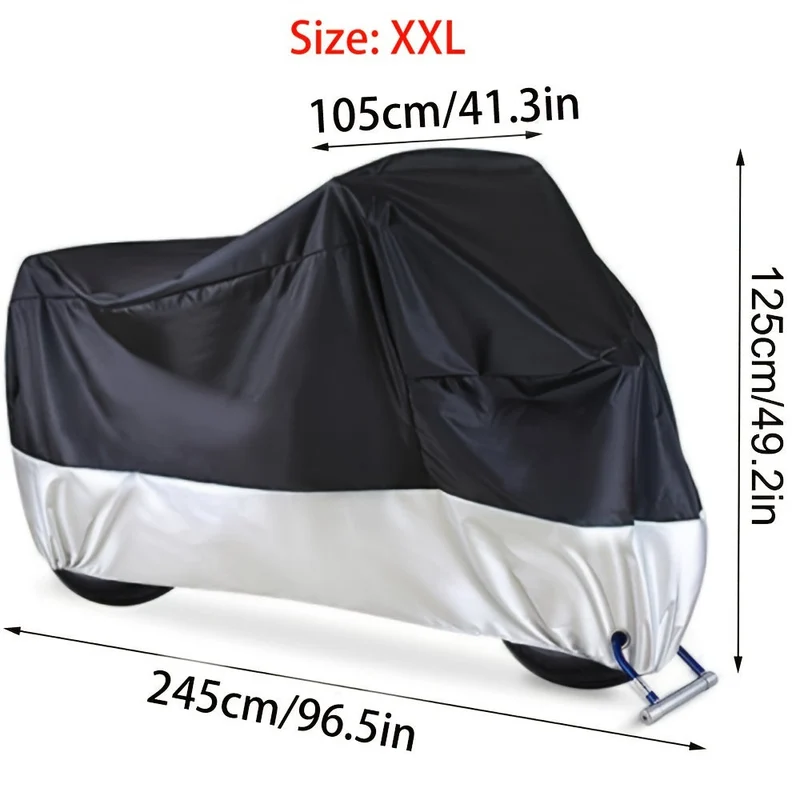 Euroselle Lockable Scooter and Bicycle Cover for Indoor and Outdoor Use