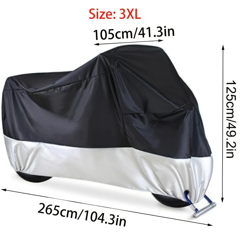 Euroselle Lockable Scooter and Bicycle Cover for Indoor and Outdoor Use