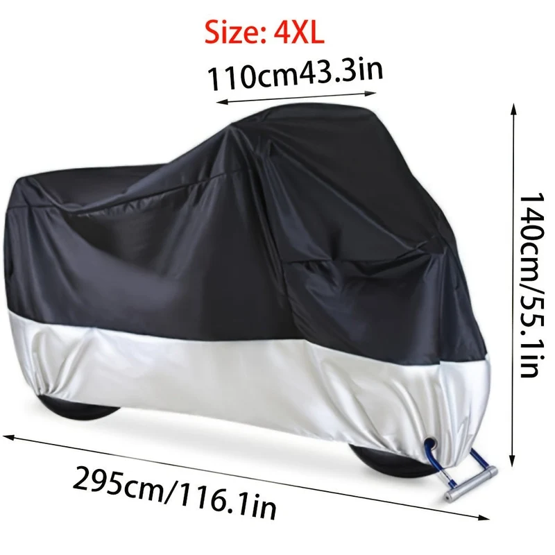 Euroselle Lockable Scooter and Bicycle Cover for Indoor and Outdoor Use