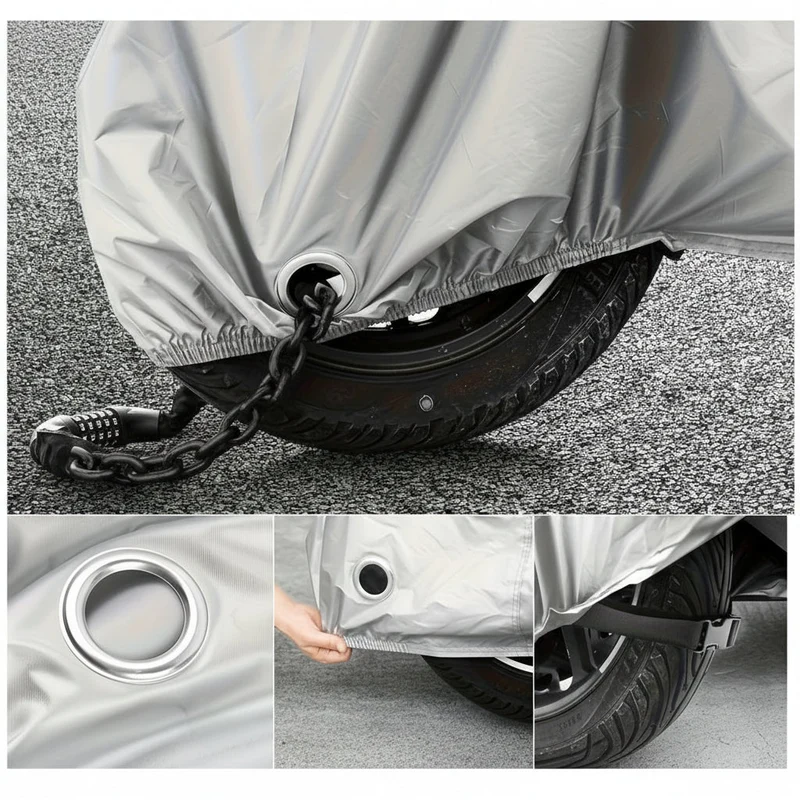 Euroselle Lockable Scooter and Bicycle Cover for Indoor and Outdoor Use