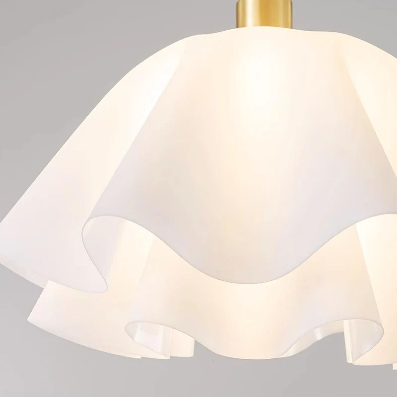 Ravilon Ceiling Light by Euroselle With Folded Silhouette and Soft Glow