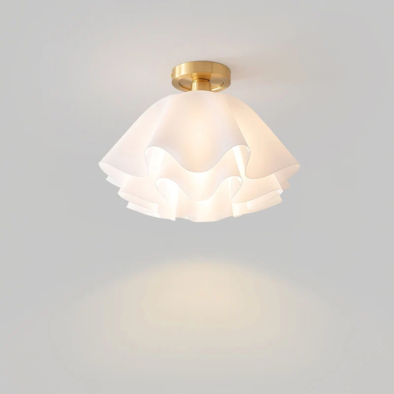 Ravilon Ceiling Light by Euroselle With Folded Silhouette and Soft Glow