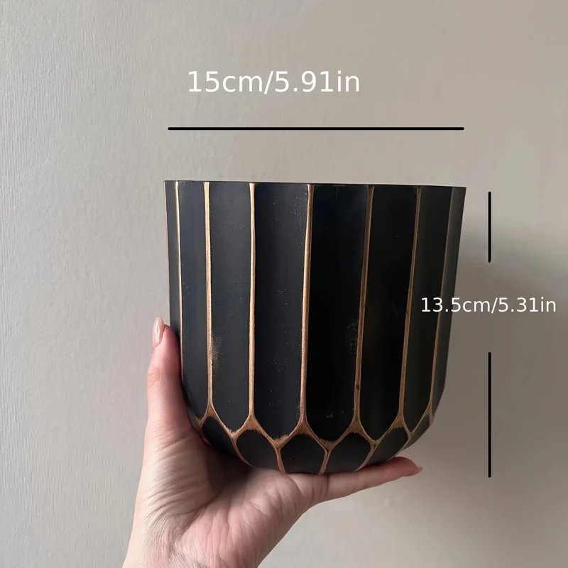 Euroselle Minimalist Scandinavian Planter for Modern Home Decor