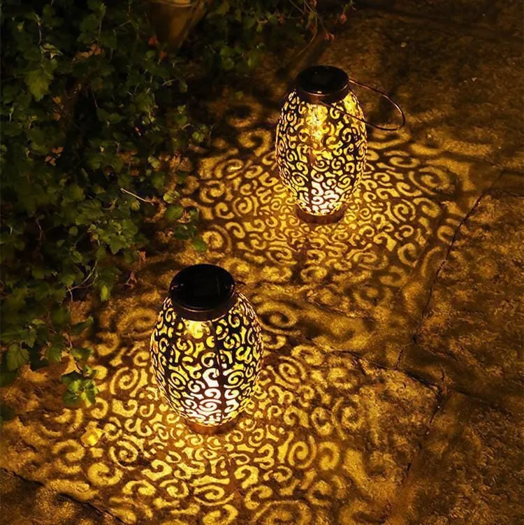Euroselle LED Solar Lanterns For Outdoor Garden And Patio Decor