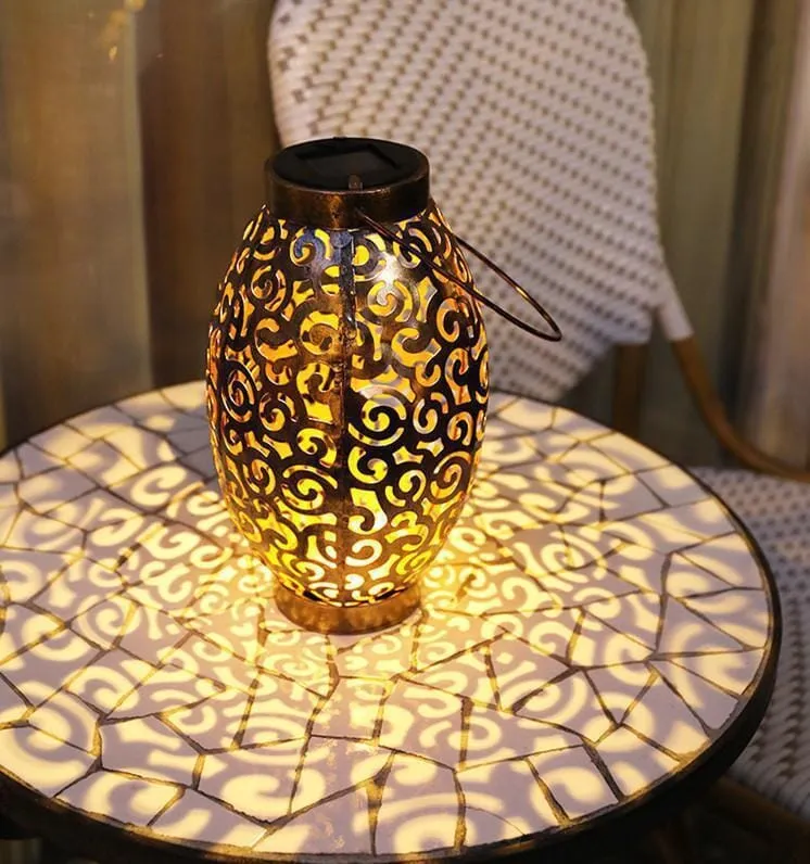 Euroselle LED Solar Lanterns For Outdoor Garden And Patio Decor