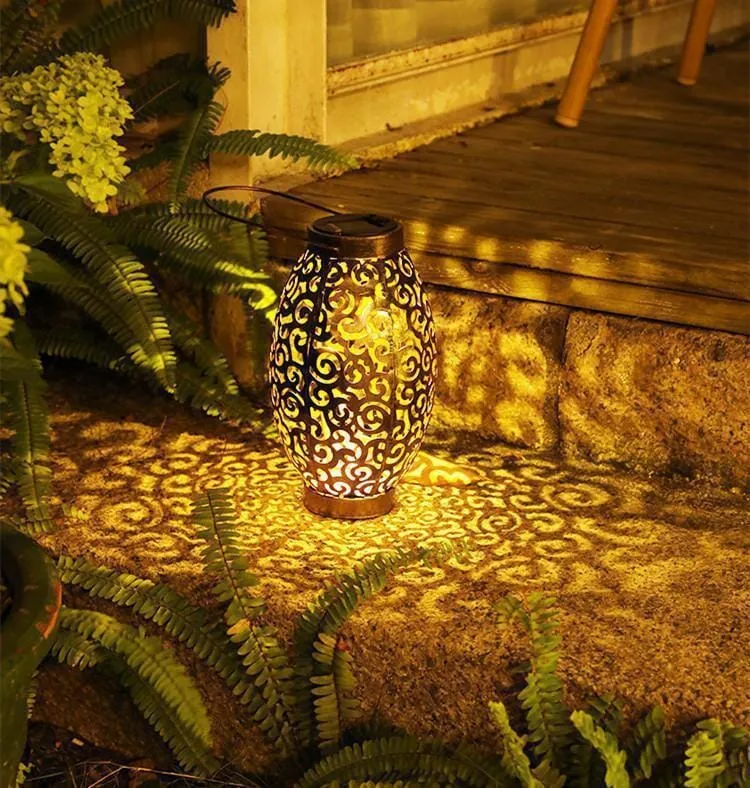 Euroselle LED Solar Lanterns For Outdoor Garden And Patio Decor