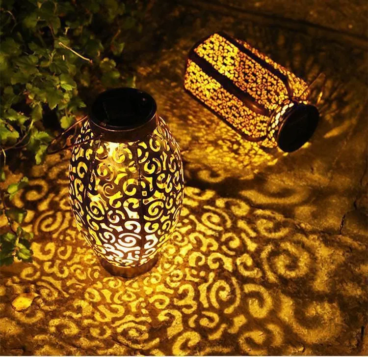 Euroselle LED Solar Lanterns For Outdoor Garden And Patio Decor