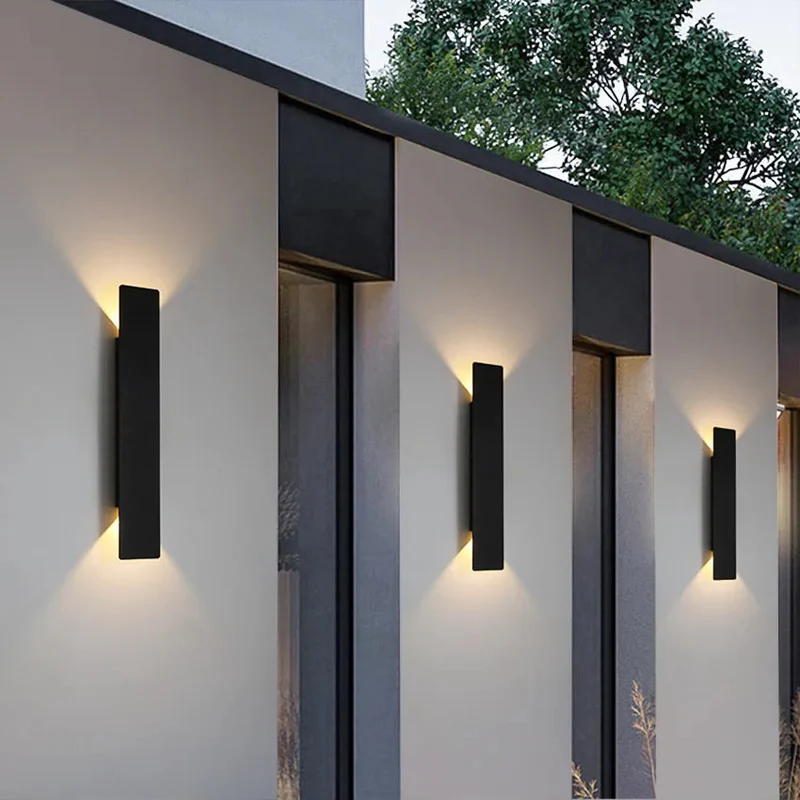 Waterproof Outdoor Wall Lamp With Elegant Aluminum Exterior Wall Lights Euroselle