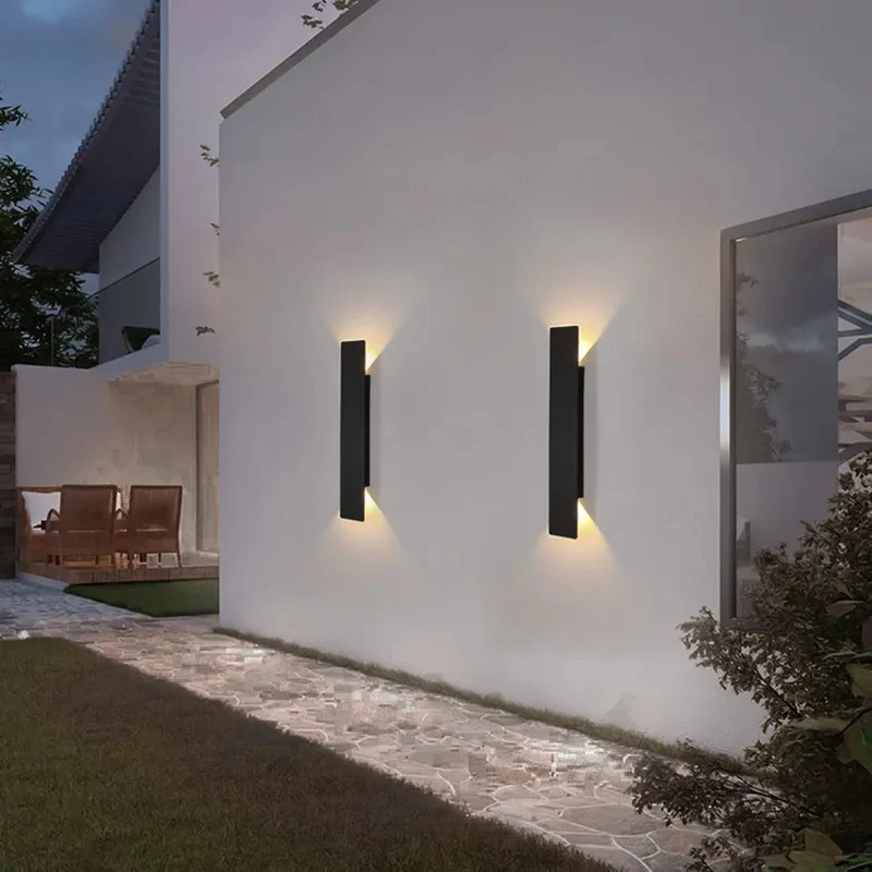 Waterproof Outdoor Wall Lamp With Elegant Aluminum Exterior Wall Lights Euroselle