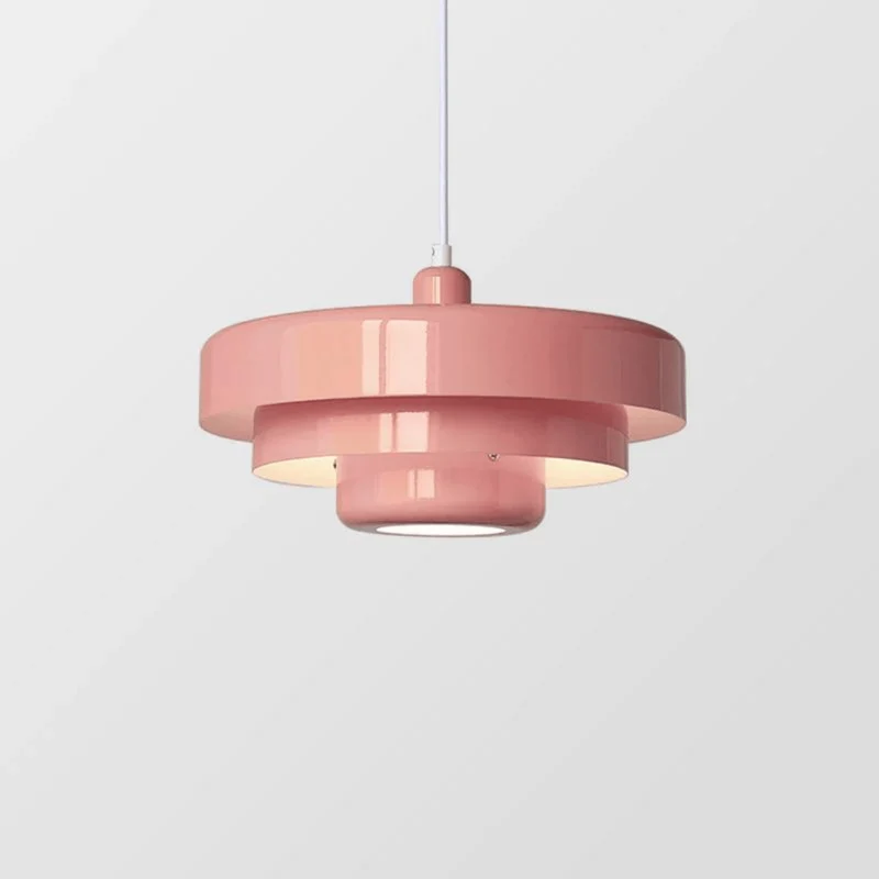 Euroselle Elegant Three-Tier Pendant Light In Soft Macaron Colors