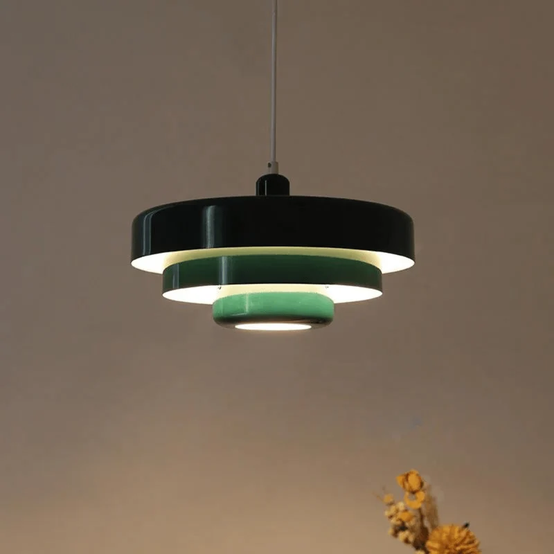 Euroselle Elegant Three-Tier Pendant Light In Soft Macaron Colors