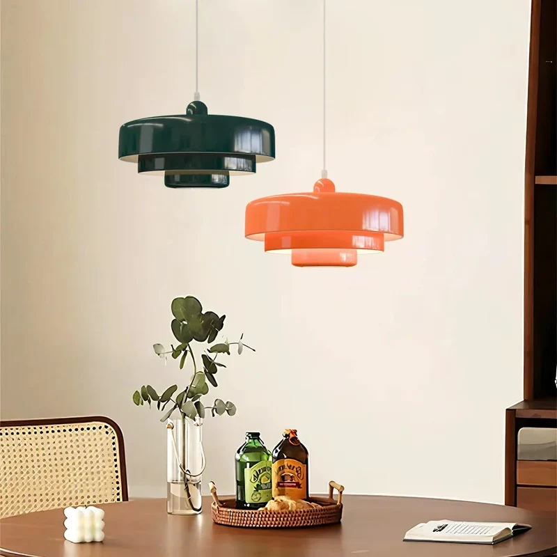 Euroselle Elegant Three-Tier Pendant Light In Soft Macaron Colors