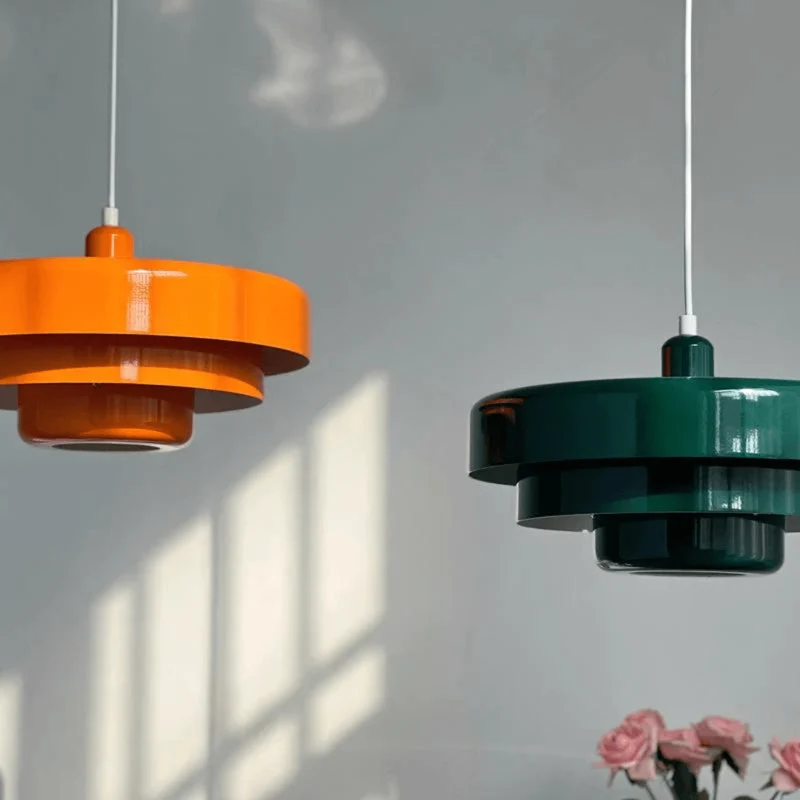 Euroselle Elegant Three-Tier Pendant Light In Soft Macaron Colors