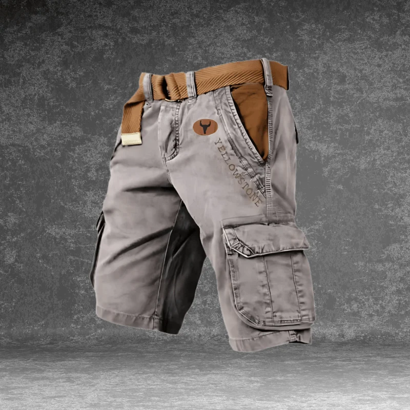 Euroselle Comfortable Men's Cargo Shorts for Daily Use and Utility