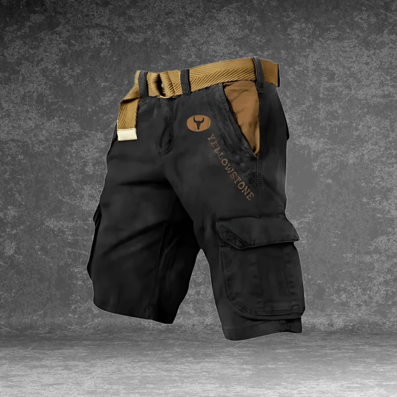 Euroselle Comfortable Men's Cargo Shorts for Daily Use and Utility