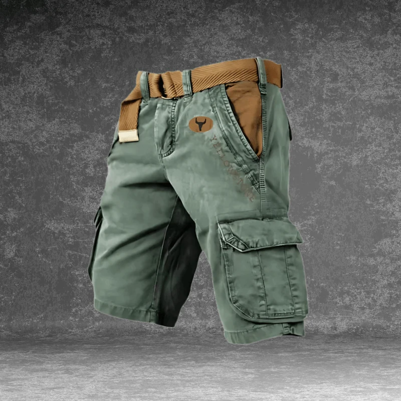 Euroselle Comfortable Men's Cargo Shorts for Daily Use and Utility