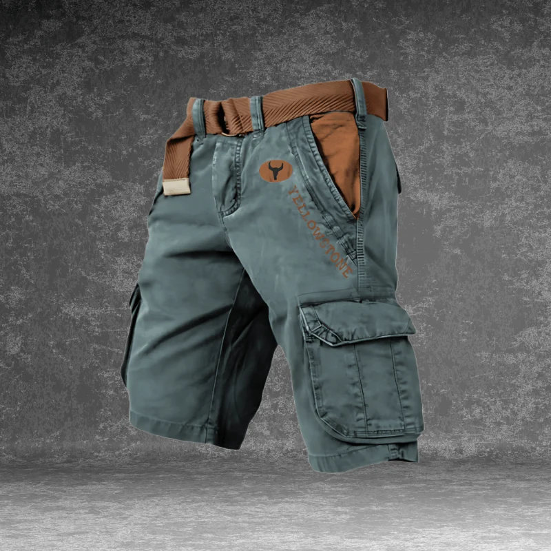 Euroselle Comfortable Men's Cargo Shorts for Daily Use and Utility