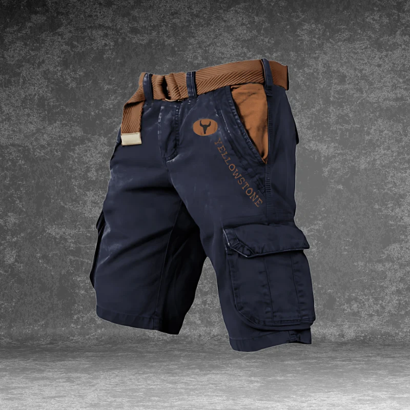 Euroselle Comfortable Men's Cargo Shorts for Daily Use and Utility