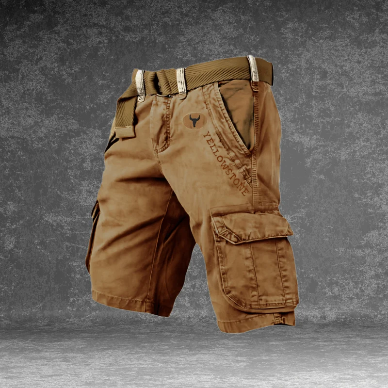 Euroselle Comfortable Men's Cargo Shorts for Daily Use and Utility