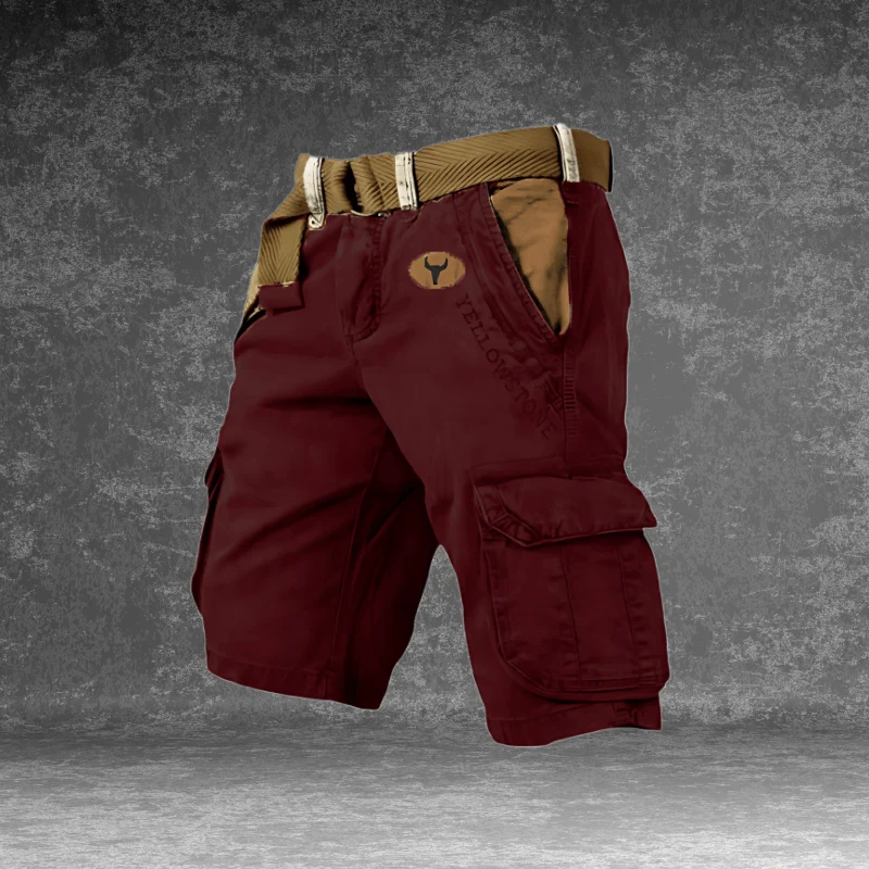 Euroselle Comfortable Men's Cargo Shorts for Daily Use and Utility