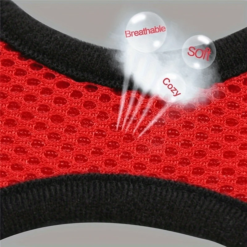Euroselle Reflective Pet Vest With Leash For Dogs And Cats