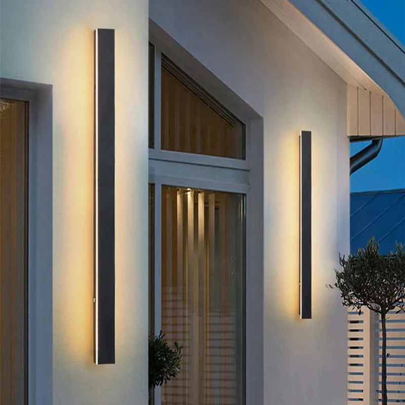 Arleno LED Outdoor Wall Light IP65 Dimmable Metal and Acrylic Euroselle