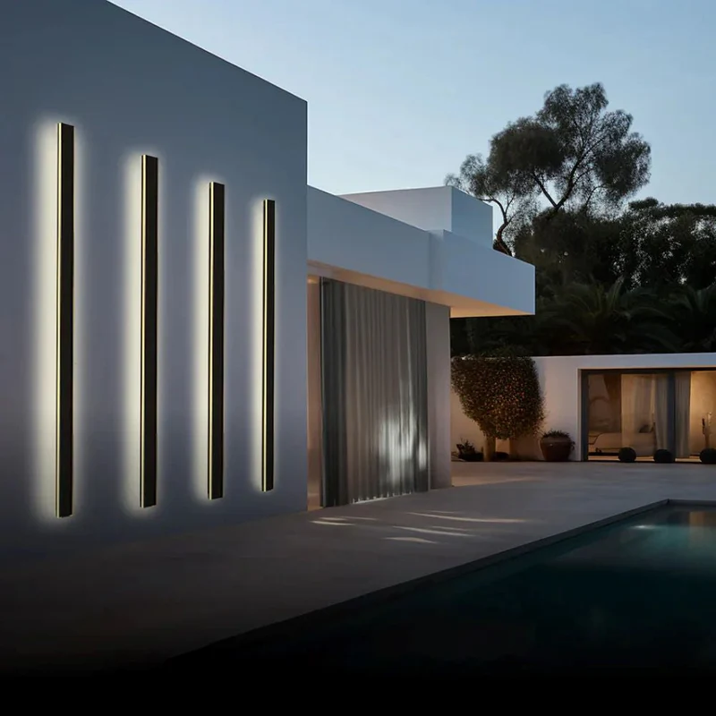 Arleno LED Outdoor Wall Light IP65 Dimmable Metal and Acrylic Euroselle