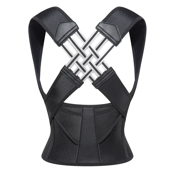 Euroselle Adjustable Back Brace For Daily Posture Support And Comfort