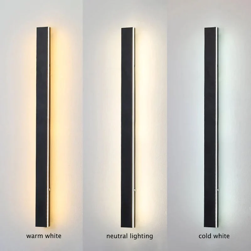 Lunera Minimalist Outdoor Wall Light Aluminum Acrylic IP65 Euroselle