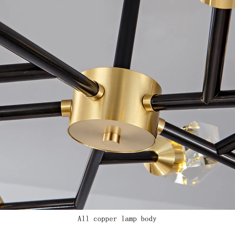 Marlene Crystal Chandelier With Lead Crystal Design And Handcrafted Iron Details Euroselle
