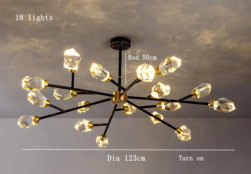 Marlene Crystal Chandelier With Lead Crystal Design And Handcrafted Iron Details Euroselle