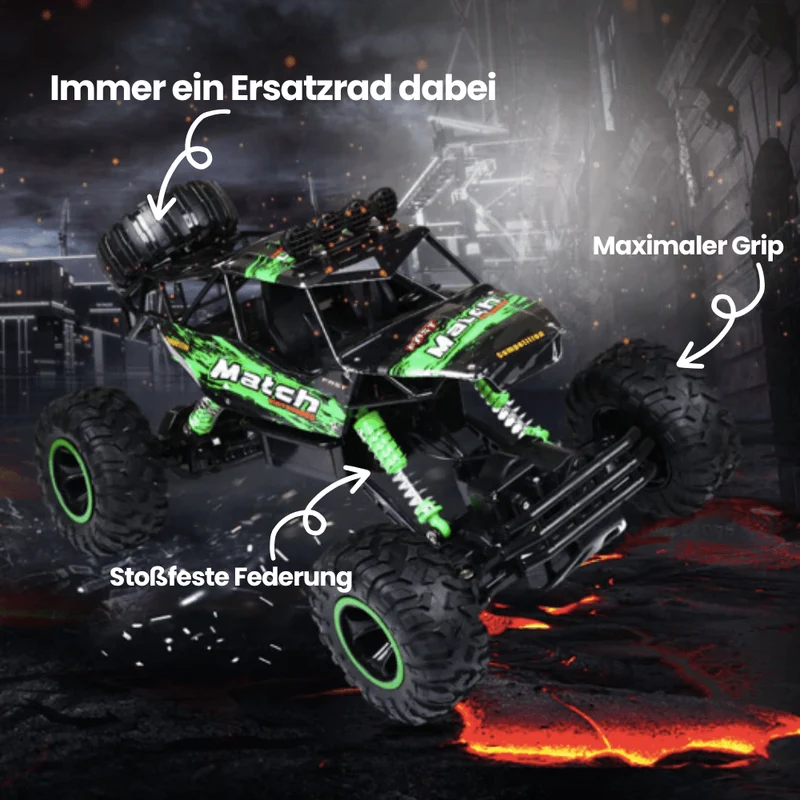 Euroselle 4x4 Remote Control Monster Truck With High-Speed Off-Road Action And Shockproof Durability